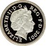 UK One Pound Celtic Cross of Northern Ireland (Piedfort) 2001 British Royal Mint Proof KM# P101 ELIZABETH∙II∙D∙G REG∙F∙D∙2001 IRB coin obverse