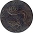 UK ½ Penny (W. Clachar (Essex - Chelmsford)) PEACE AND PLENTY coin reverse