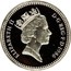 UK Pound (Northern Irish Flax (Piedfort)) KM# P6 ELIZABETH II D∙G∙REG∙F∙D∙1986 RDM coin obverse