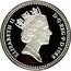 UK Pound Royal Shield (Piedfort) 1988 Proof KM# P8 ELIZABETH II D∙G∙REG∙F∙D∙1988 RDM coin obverse