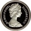 UK Pound Scottish Thistle (Piedfort) 1984 Proof KM# P4 D∙G∙REG∙F∙D∙1984 ELIZABETH∙II coin obverse