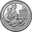 USA Quarter Dollar Ellis Island 2017 S Proof KM# 656a ELLIS ISLAND NEW JERSEY 2017 E PLURIBUS UNUM coin reverse