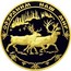 Russia Ten Thousand Roubles Reindeer 2004 Proof Y# 1028 СОХРАНИМ НАШ МИР coin reverse