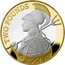 UK Two Pounds (Britannia Gilded (Piedfort)) TWO POUNDS A.D. coin reverse