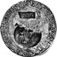Russia Yefimok 1 Ruble 1655 KM# 426 1655 * CONCORDIA ∙ RES ∙ PARVAE CRESCVNT coin obverse