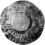 Russia Yefimok 1 Ruble 1655 KM# 435 ARCHID AVST DVX BVRG COM TOR coin reverse