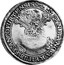 Russia Yefimok 1 Ruble 1655 KM# 431 MONETA NOVA REIPUB FRANCOFURTENSIS coin reverse