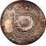 Russia Yefimok Alexey Mikhailovich (Countermarked over Brabant Patagon of Philip IV 1632) 1655 KM# 425 ∙ ARCHID ∙ AVST ∙ DVX ∙ BVRG ∙ BRAB ∙ Z ∙ coin reverse