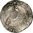 Russia Yefimok Alexey Mikhailovich (Countermarked over Zeeland Rijksdaalder 1649) 1655 KM# 427 ARG PRO CONFOE BELG ZEL MO coin reverse