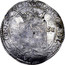 Russia Yefimok Countermarked over Spanish Netherlands Patagon 1625 1655 KM# 422 CONCORDIA ∙ RES ∙ PARVÆ ∙ CRESCUNT 16 51 coin reverse