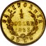 USA 1/2 Dollar Round 1863 KM# 11.8 CALIFORNIA GOLD 1/2 DOLLAR 1863 coin reverse