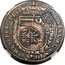 Russia 1 Yefimok Countermarked over Austria Archduke Ferdinand Taler 1655  DVX BVRGVNDIE COMES : TIROLIS coin reverse
