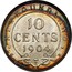 Canada 10 Cents Edward VII 1903 KM# 8 ∙ NEW FOUNDLAND ∙ 10 CENTS H coin reverse