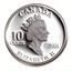 Canada 10 Cents International Year of the Volunteers 2001 P Proof KM# 412a CANADA 10 CENTS 2001 ELIZABETH II coin obverse