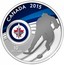 Canada 10 Dollars Canadian Hockey - Winnipeg Jets 2015 Proof KM# 1832 CANADA 2015 10 DOLLARS coin reverse