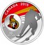 Canada 10 Dollars Ottawa Senators 2015 Proof KM# 1829 CANADA 2015 10 DOLLARS coin reverse
