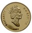 Canada 100 Dollars The Empress of India 1991 Proof KM# 180 ELIZABETH II D ∙ G ∙ REGINA 1991 coin obverse