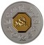 Canada 15 Dollars Zodiac Series - Year of the Dragon 2000 Proof KM# 387 - coin reverse