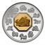 Canada 15 Dollars Zodiac Series - Year of the Ox 2009 KM# 866 HC coin reverse