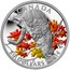 Canada 20 Dollars Cougar - Perched on a Maple Tree 2014 Proof KM# 1755 CANADA 20 DOLLARS 2014 GL coin reverse