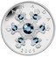 Canada 20 Dollars Crystal Snowflake - Blue 2009 Proof KM# 944 CANADA KW 2009 coin reverse