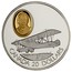 Canada 20 Dollars Curtiss JN 1992 Proof KM# 224 CANADA 20 DOLLARS coin reverse