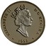 Canada 20 Dollars de Havilland Gipsy Moth 1992 Proof KM# 225 ELIZABETH II D∙G∙REGINA ∙ 1992 ∙ coin obverse