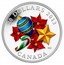 Canada 20 Dollars Holiday Season with Venetian Glass Candy Cane 2013 Proof KM# 1526 20 DOLLARS 2013 MG CANADA coin reverse