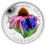 Canada 20 Dollars Purple Coneflower with Venetian Glass Butterfly 2013 Proof KM# 1361 20 DOLLARS 2013 CANADA coin reverse