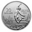 Canada 20 Dollars Summertime 2014 KM# 1715 20 DOLLARS 2014 CANADA JM FINE SILVER ARGENT PUR 9999 coin reverse