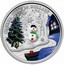 Canada 20 Dollars Venetian Glass Snowman 2014 Proof KM# 1795 CANADA 2014 20 DOLLARS coin reverse
