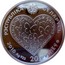 Belarus 20 Roubles My Heart 2010 Proof KM# 371 РЭСПУБЛІКА БЕЛАРУСЬ МАЁ СЭРЦА, МОЕ СЕРДЦЕ, MY HEART, MOJE SERCE 2010 AG 925 20 РУБЛЁЎ MW coin obverse