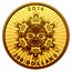 Canada 200 Dollars Land. The Beaver. Interconnection 2014 Proof KM# 1784 2014 200 DOLLARS AE coin reverse