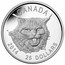 Canada 25 Dollars The Fierce Canadian Lynx 2014 Proof KM# 1758 CANADA PL 2014 25 DOLLARS coin reverse