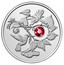 Canada 3 Dollars Hummingbird & Morning Glory 2013 KM# 1492 - coin reverse