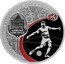 Russia 3 Roubles 2018 FIFA World Cup - Nizhny Novgorod 2018 СПМД Proof; St. Petersburg Mint ЧЕМПИОНАТ МИРА ПО ФУТБОЛУ FIFA 2018 В РОССИИ НИЖНИЙ НОВГОРОД coin reverse