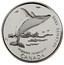 Canada 50 Cents Humpback whale 1998 Proof KM# 319 MEGAPTERA NOVAEANGLIAE CANADA 50 CENTS 1998 coin reverse