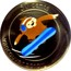 Canada 50 Cents Quatchi - Snowboard 2010 KM# 973 50 CENTS VANCOUVER 2010 coin reverse