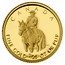 Canada 50 Cents Royal Canadian Mounted Police 2010 Proof KM# 985 CANADA FINE GOLD 1/25 OZ OR PUR coin reverse