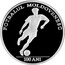 Moldova 50 Lei 100 Years of football Moldovan 2010 Proof KM# 58 FOTBALUL MOLDOVENESC 100 ANI coin reverse
