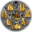 Belarus 500 Roubles St. Sergius Hegumen of Radonezh 2014 Proof KM# 469 РЭСПУБЛІКА БЕЛАРУСЬ 500 РУБЛЁЎ AG 925 2014 coin obverse