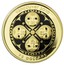 Canada 75 Dollars Four Host First Nations 2008 Proof KM# 821 VANCOUVER 2010 TM/MC JB 75 DOLLARS coin reverse