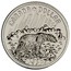 Canada Dollar Arctic Territories Centennial 1980 Specimen KM# 128 CANADA DOLLAR 1980 coin reverse
