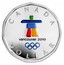Canada Dollar Vancouver Olympic Winter Games 2010 Proof KM# 883a ELIZABETH II D ∙ G ∙ REGINA 2010 coin obverse