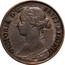 Canada Half cent Victoria 1864 KM# 7 VICTORIA D:G: BRITT: REG:F:D: coin obverse