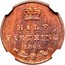 UK Half Farting Queen Victoria 1868 Proof KM# PnM115 HALF FARTING 1868 coin reverse