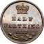 UK Half Farting Victoria 1868 Proof KM# PnN115 HALF FARTING 1868 coin reverse