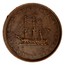 Canada Half Penny New Brunswick Token 1854 KM# 3 ∙ NEW BRUNSWICK ∙ HALF PENNY CURRENCY coin reverse