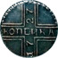 Russia Kopek Novodel 1727 КОПЕИКА 1727 coin reverse