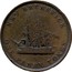 Canada One Penny Token New Brunswick 1843 KM# 2 ∙ NEW BRUNSWICK ∙ ONE PENNY TOKEN coin reverse